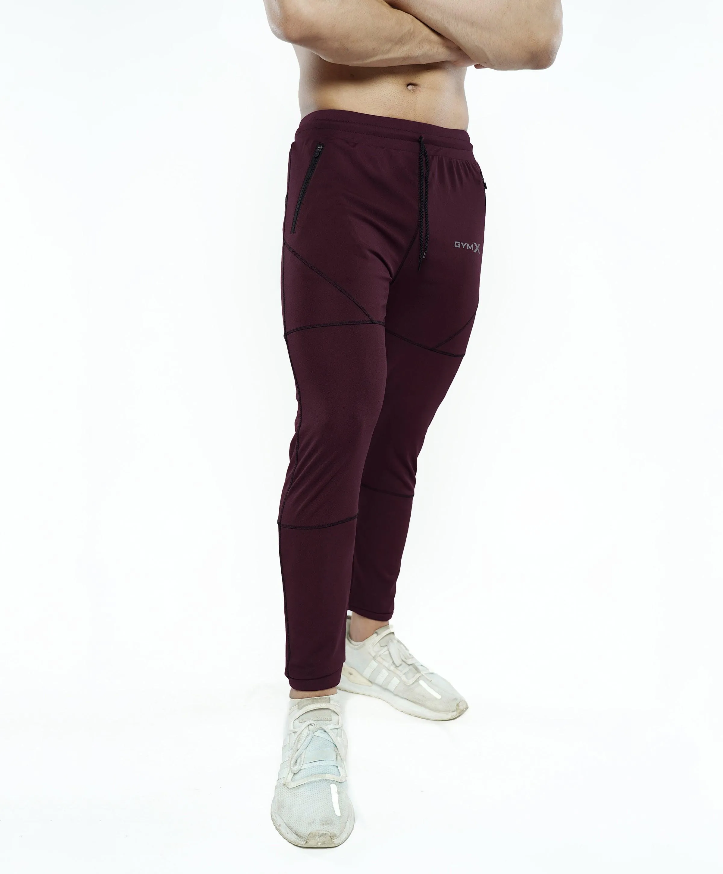 Sports Fitted Bottoms- Burgundy- Sale