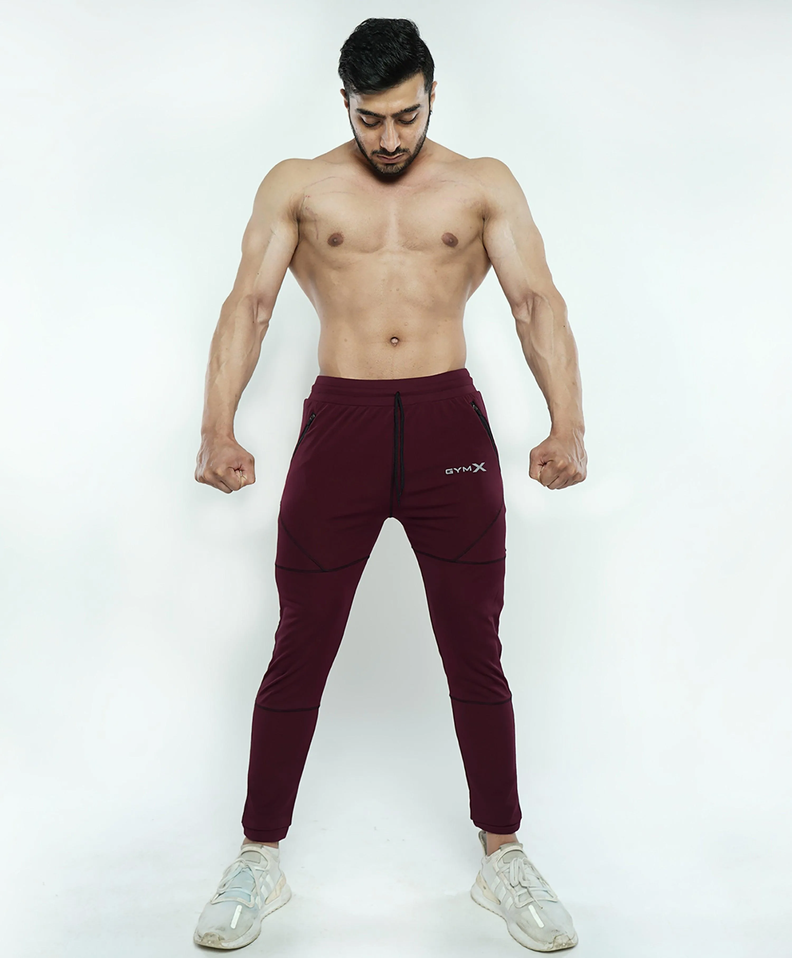 Sports Fitted Bottoms- Burgundy- Sale