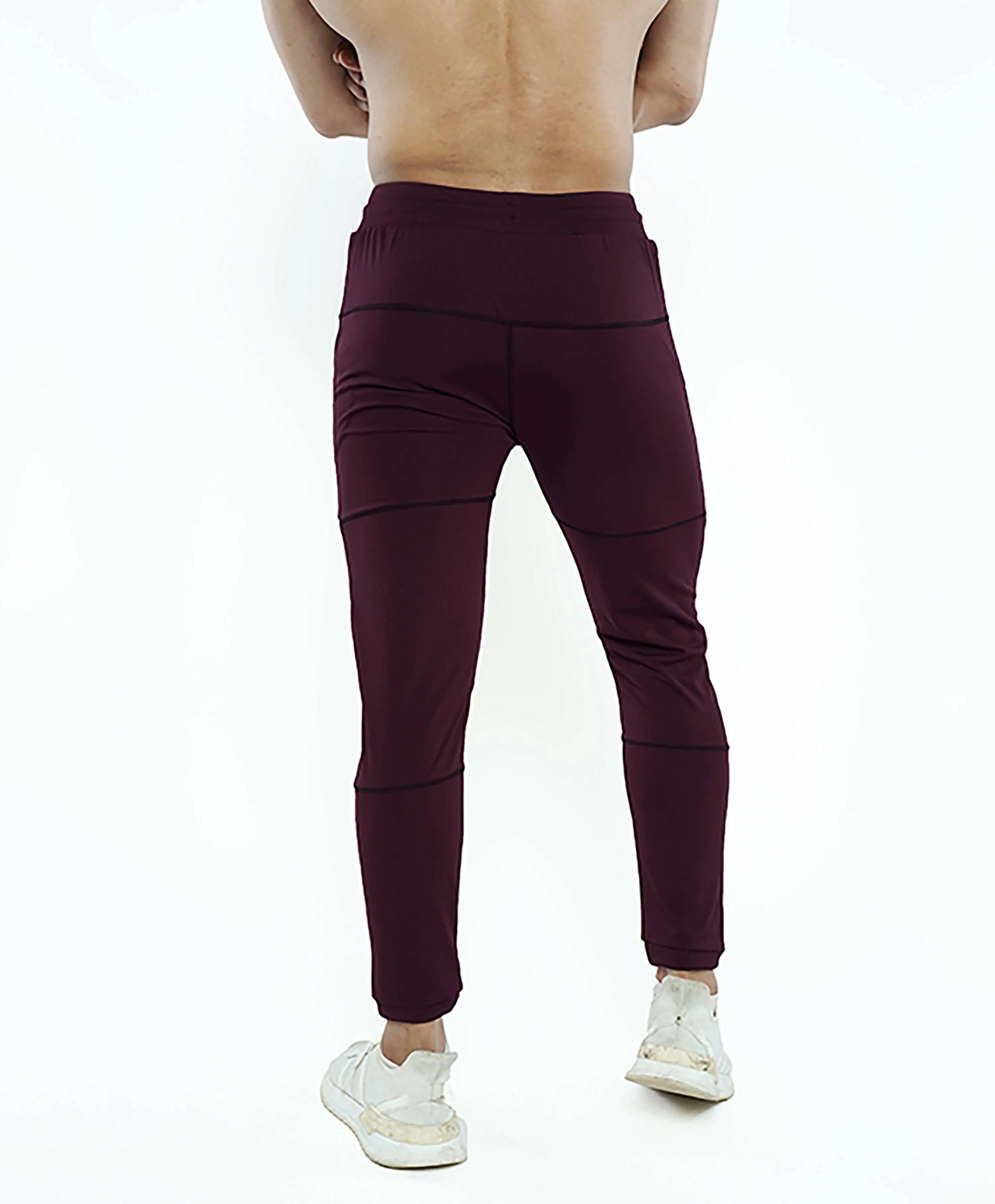 Sports Fitted Bottoms- Burgundy- Sale