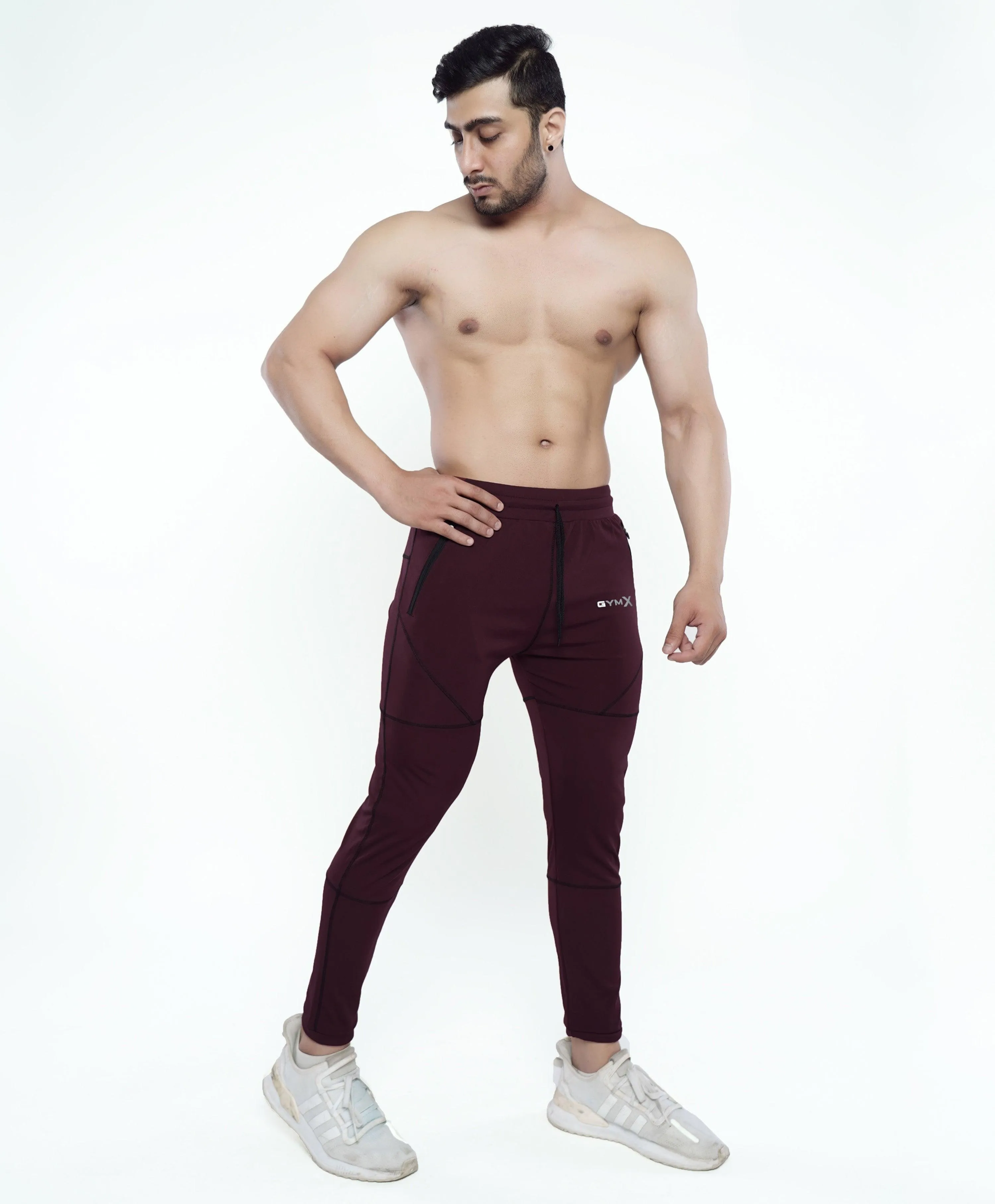 Sports Fitted Bottoms- Burgundy- Sale