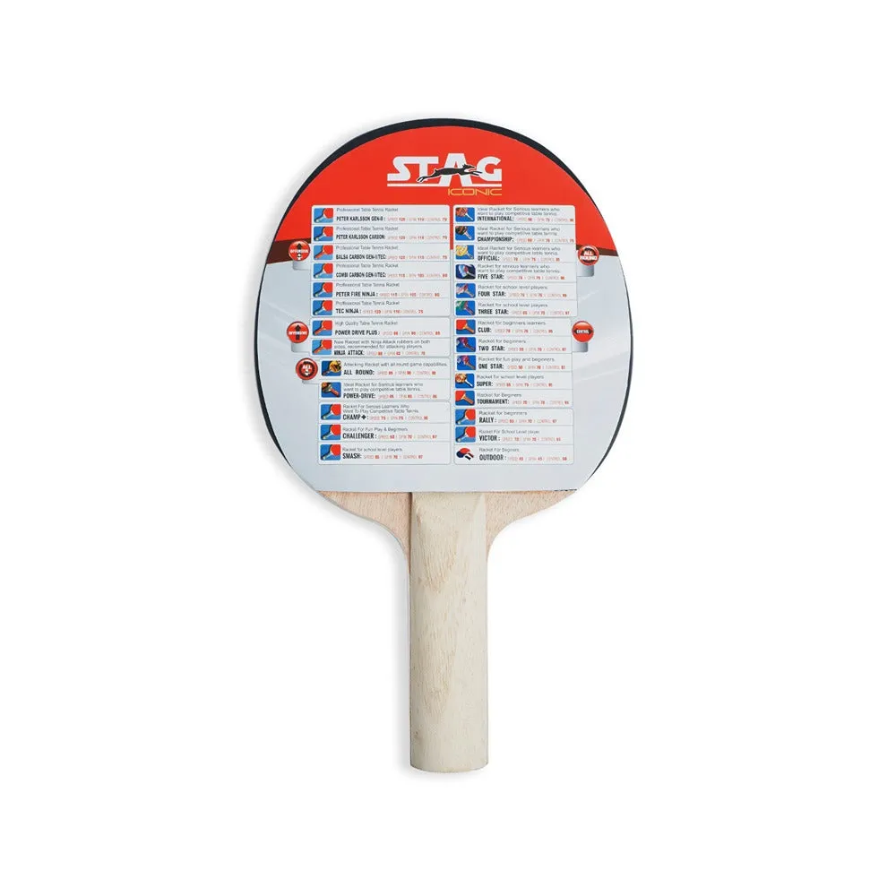 STAG ICONIC Club Series Table Tennis Racquet