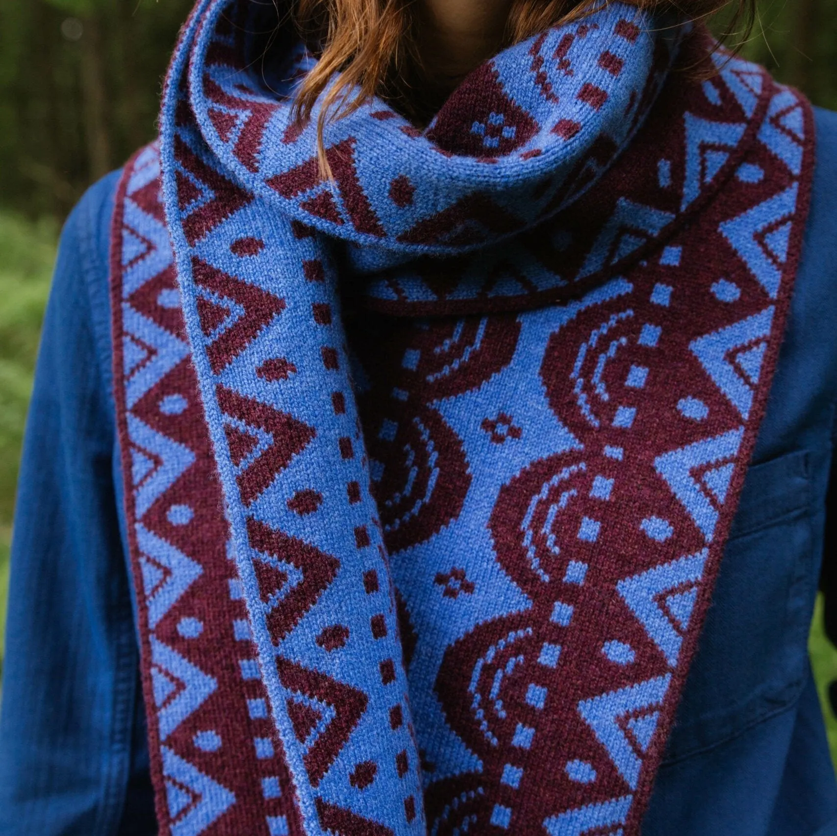 Stanton Scarf - Elderflower