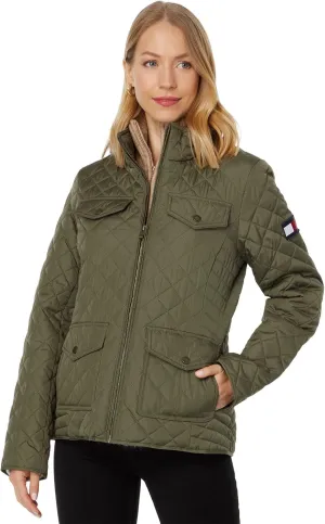 Tommy Hilfiger Plus Quilted Fall Fashion, Lightweight Jacket Women