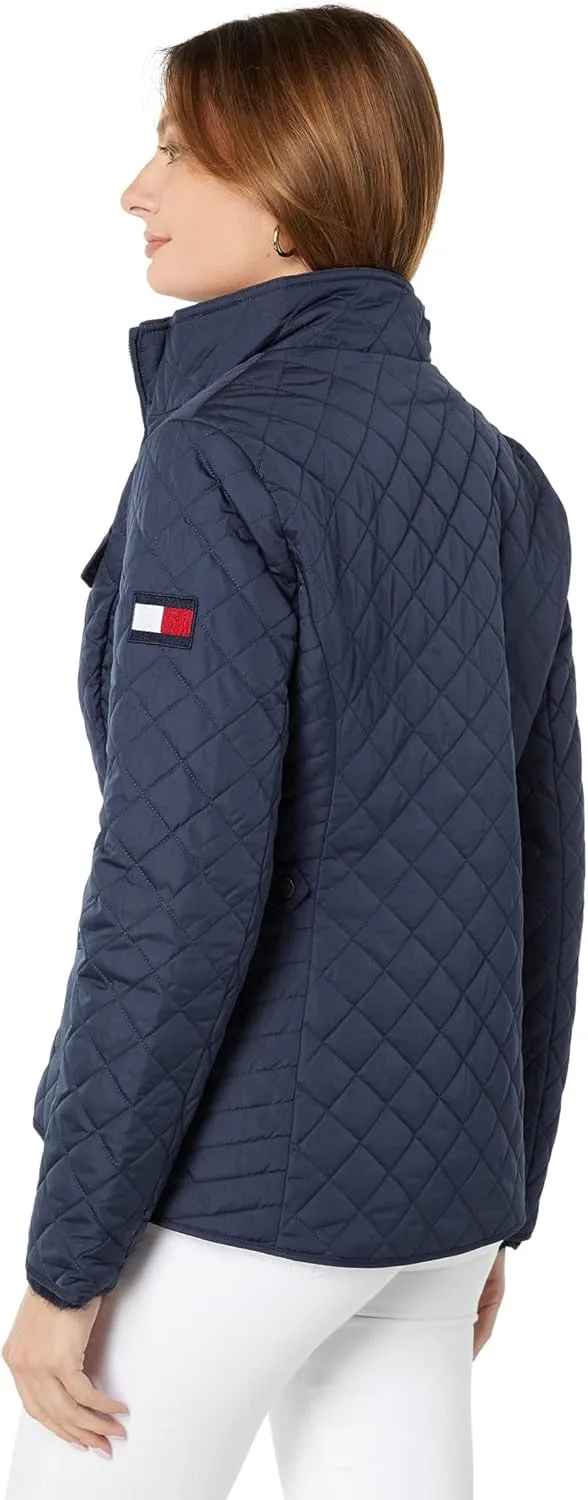 Tommy Hilfiger Plus Quilted Fall Fashion, Lightweight Jacket Women